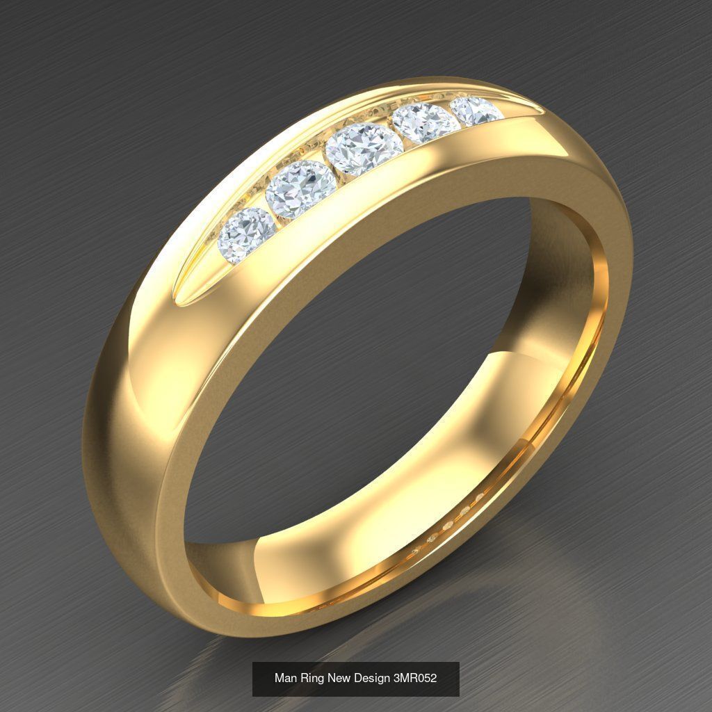 Big Bulk 50 Men Rings Discount For sell 3MRXXX 3D Model Collection_52