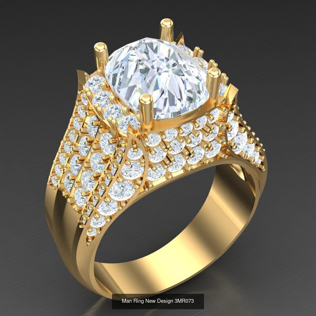 Big Bulk 50 Men Rings Discount For sell 3MRXXX 3D Model Collection_31