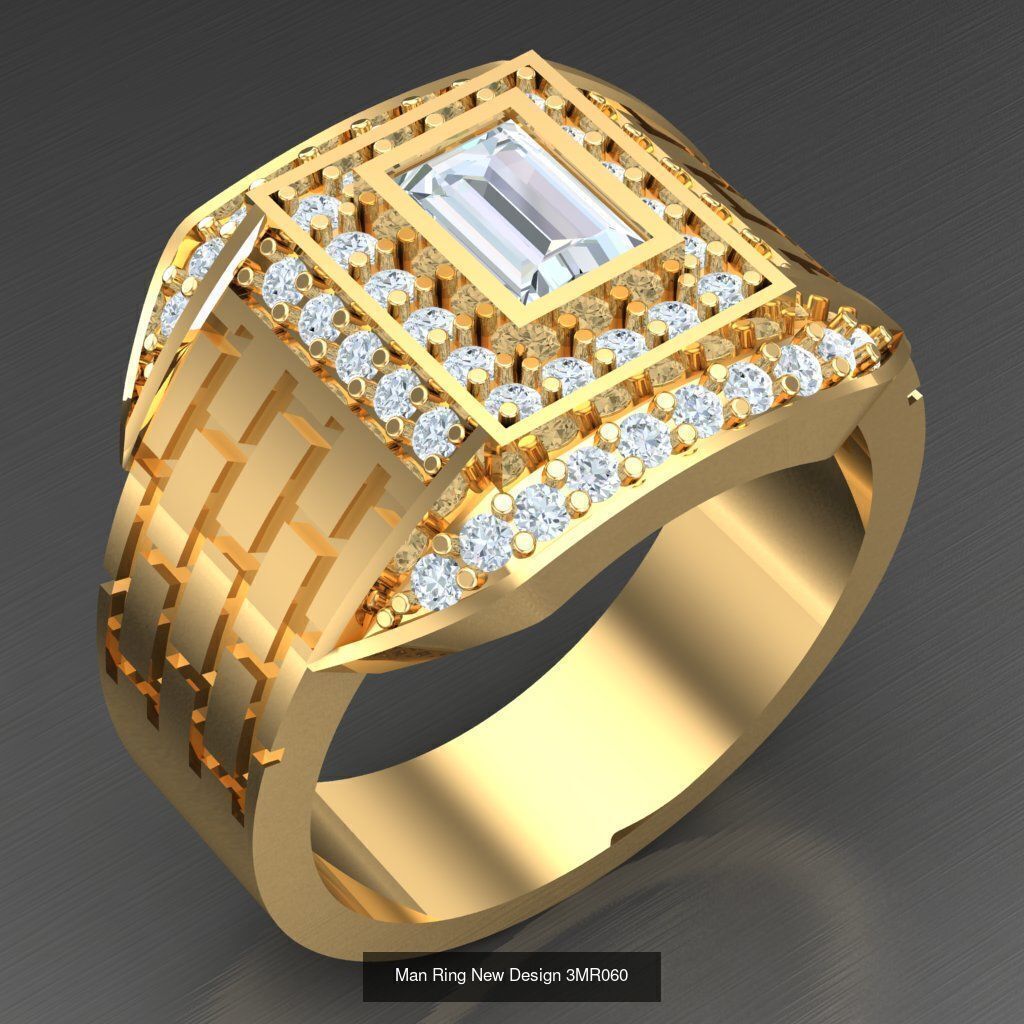 Big Bulk 50 Men Rings Discount For sell 3MRXXX 3D Model Collection_44
