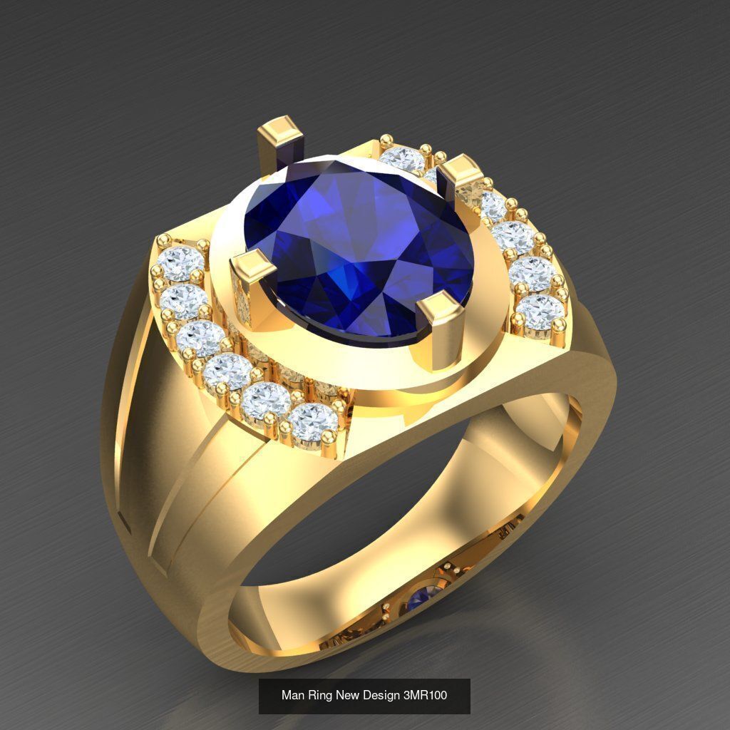Big Bulk 50 Men Rings Discount For sell 3MRXXX 3D Model Collection_4
