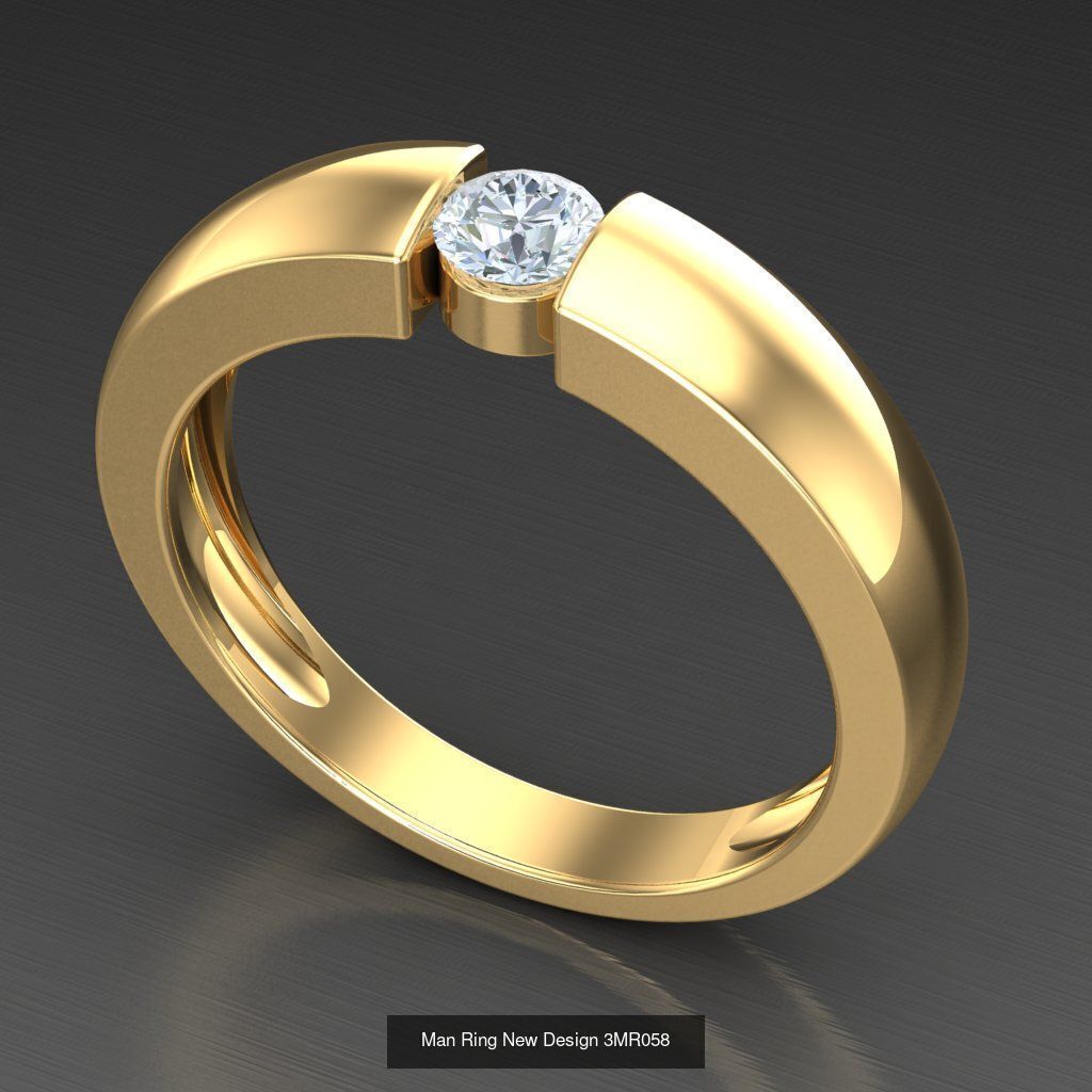 Big Bulk 50 Men Rings Discount For sell 3MRXXX 3D Model Collection_46