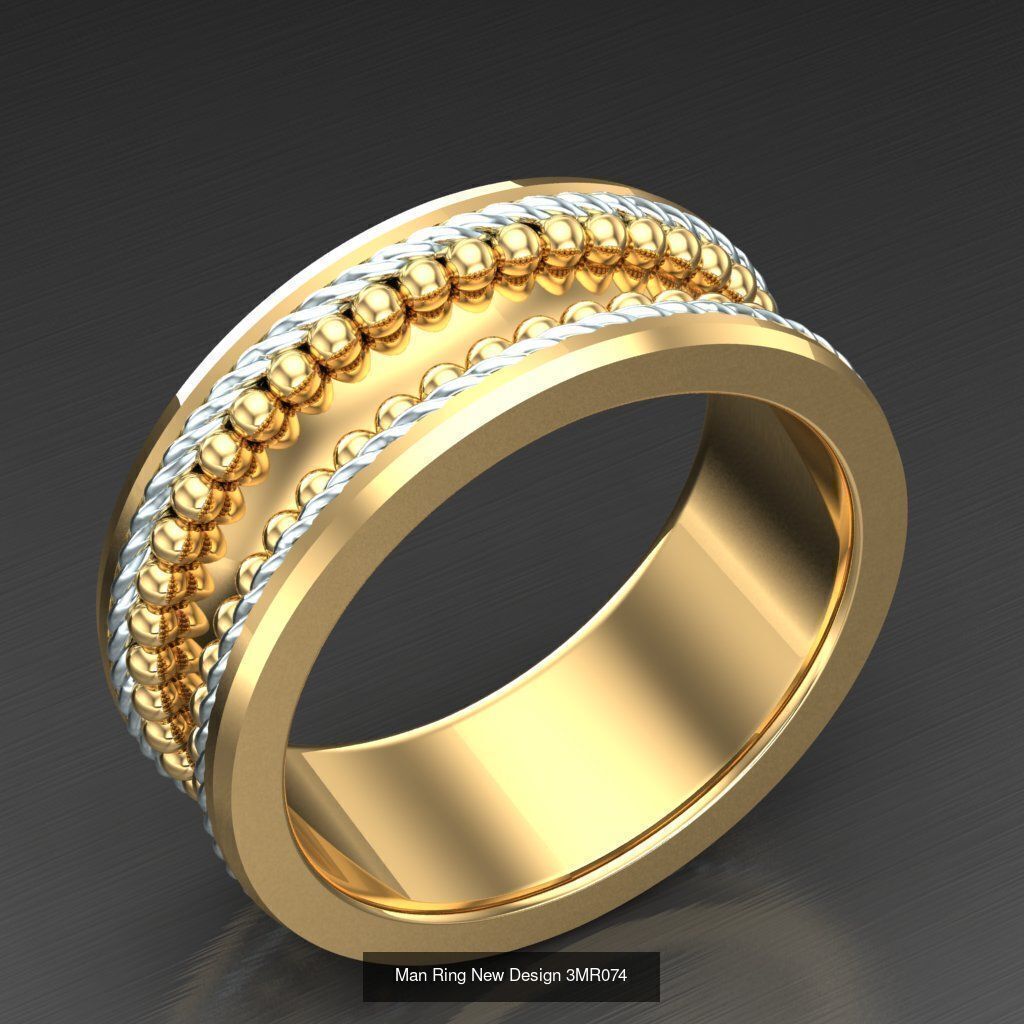 Big Bulk 50 Men Rings Discount For sell 3MRXXX 3D Model Collection_30