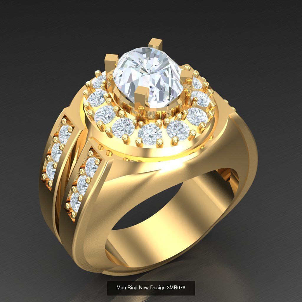 Big Bulk 50 Men Rings Discount For sell 3MRXXX 3D Model Collection_28