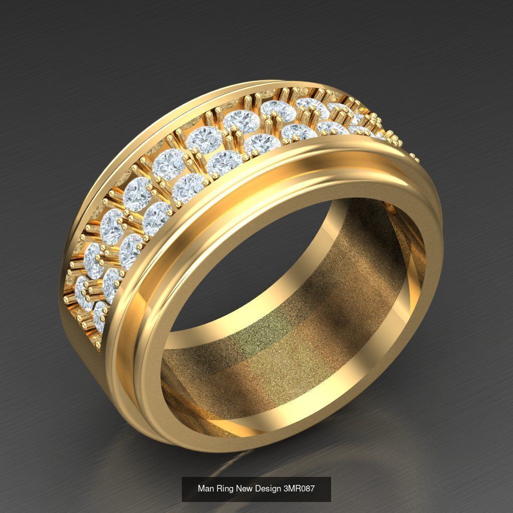 Big Bulk 50 Men Rings Discount For sell 3MRXXX 3D Model Collection_17