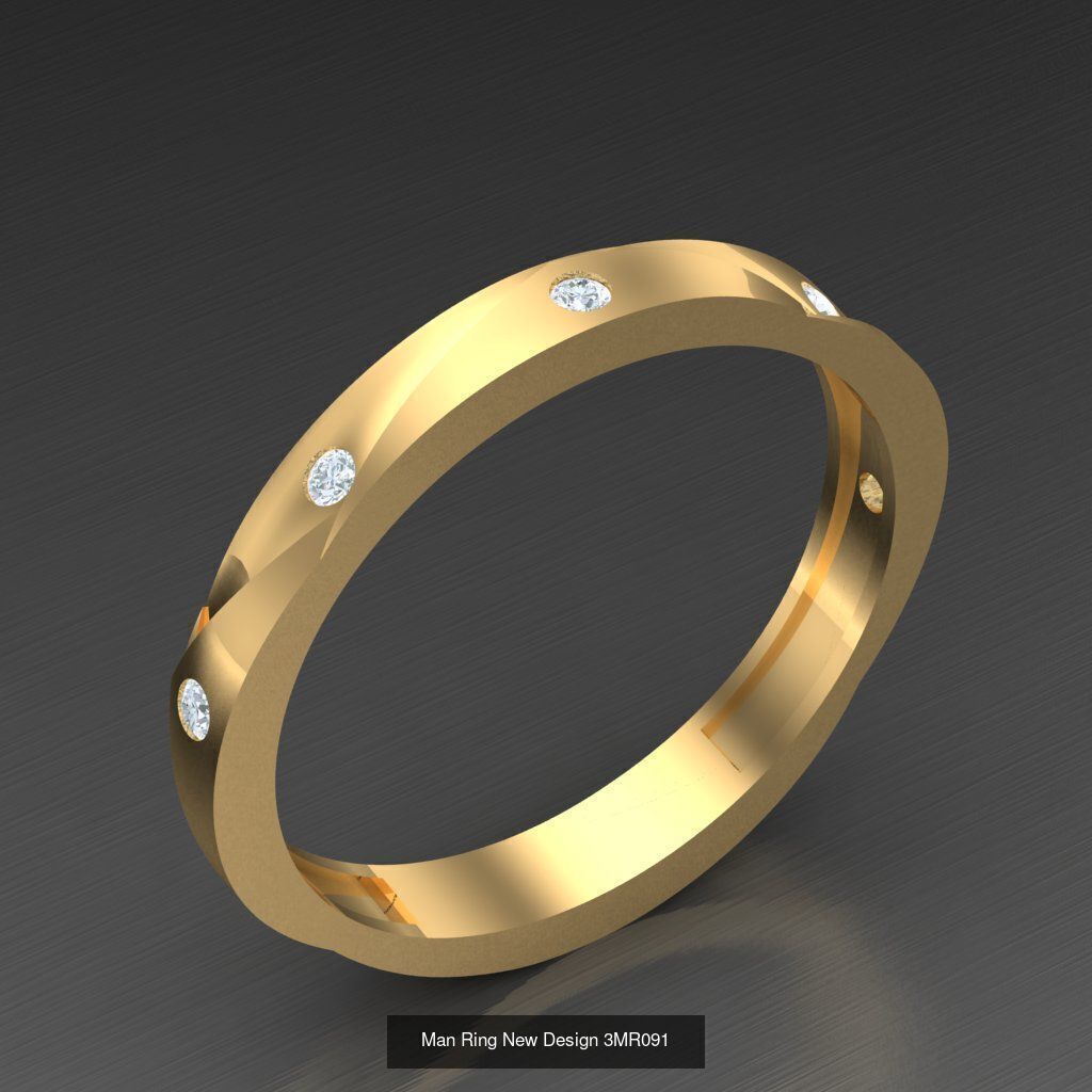 Big Bulk 50 Men Rings Discount For sell 3MRXXX 3D Model Collection_13