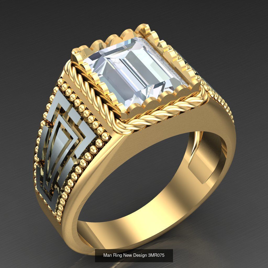 Big Bulk 50 Men Rings Discount For sell 3MRXXX 3D Model Collection_29