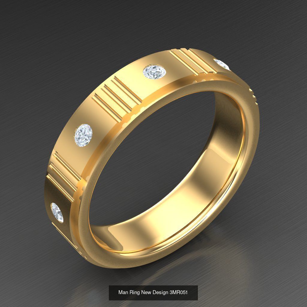 Big Bulk 50 Men Rings Discount For sell 3MRXXX 3D Model Collection_53