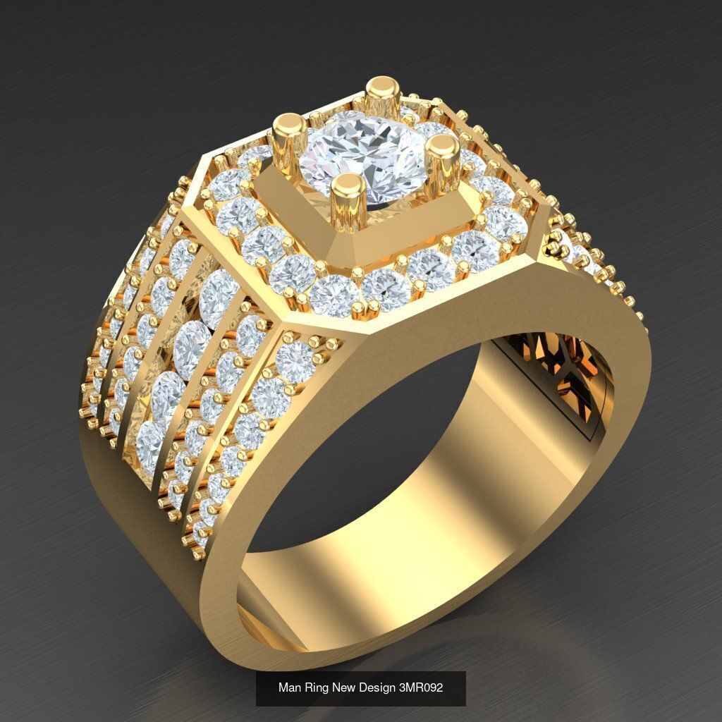Big Bulk 50 Men Rings Discount For sell 3MRXXX 3D Model Collection_12