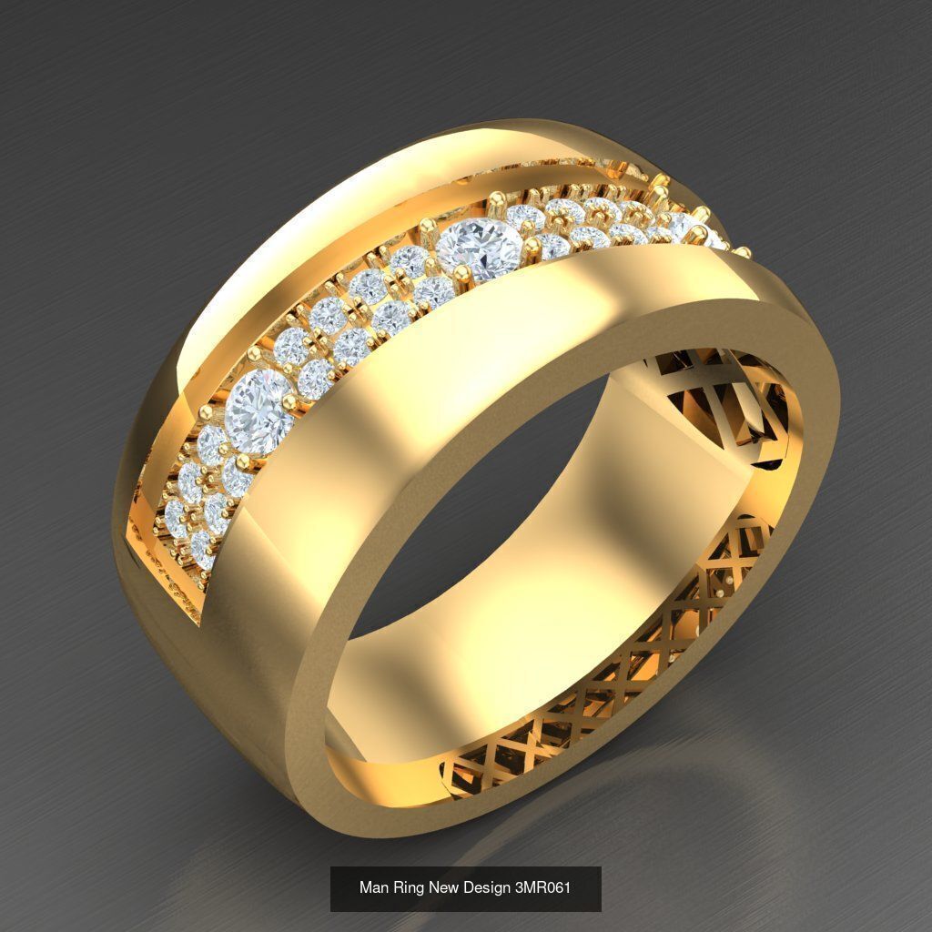 Big Bulk 50 Men Rings Discount For sell 3MRXXX 3D Model Collection_43