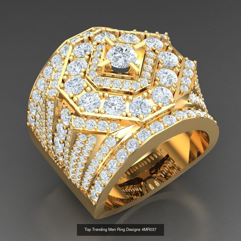 Bulk 50 Men Rings For Sale With Big Discount 4MRXXX 3D Model Collection_17