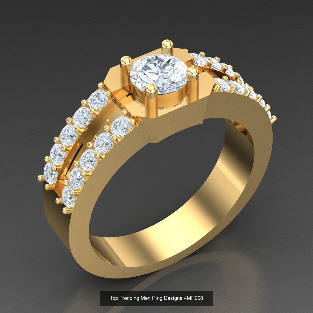 Bulk 50 Men Rings For Sale With Big Discount 4MRXXX 3D Model Collection_46