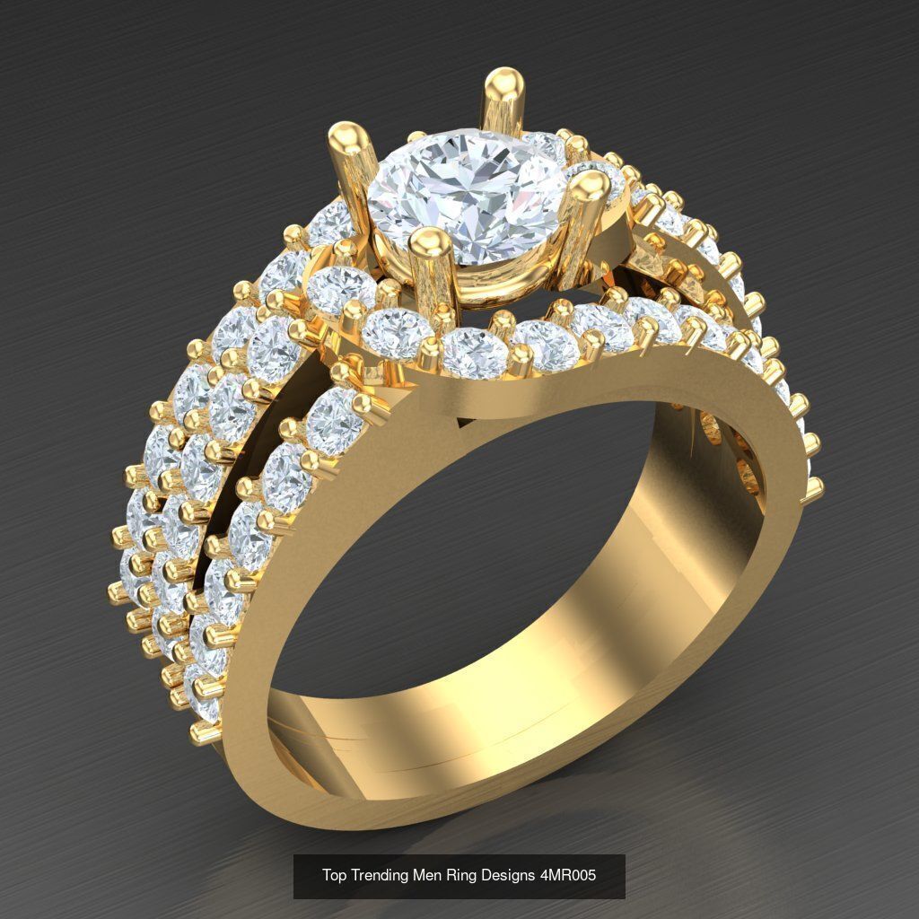 Bulk 50 Men Rings For Sale With Big Discount 4MRXXX 3D Model Collection_49