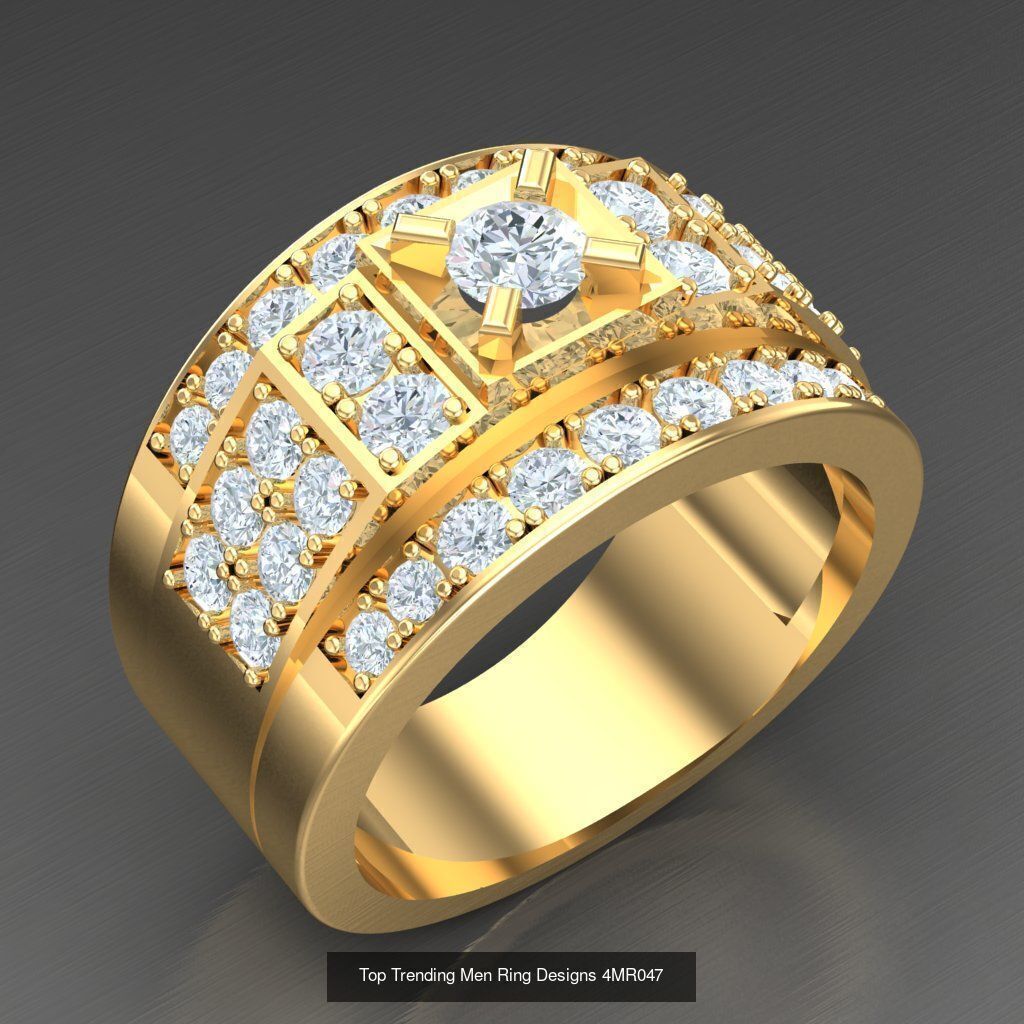 Bulk 50 Men Rings For Sale With Big Discount 4MRXXX 3D Model Collection_7