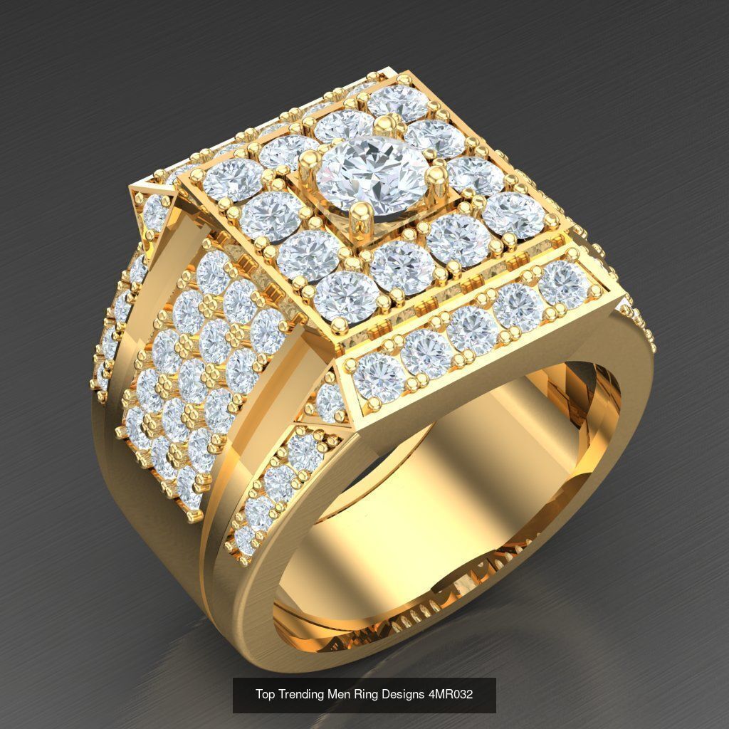 Bulk 50 Men Rings For Sale With Big Discount 4MRXXX 3D Model Collection_22