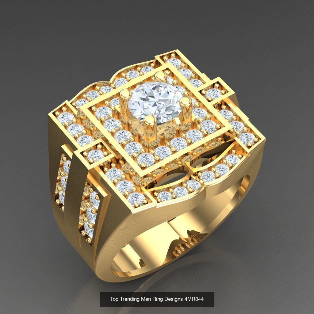 Bulk 50 Men Rings For Sale With Big Discount 4MRXXX 3D Model Collection_10