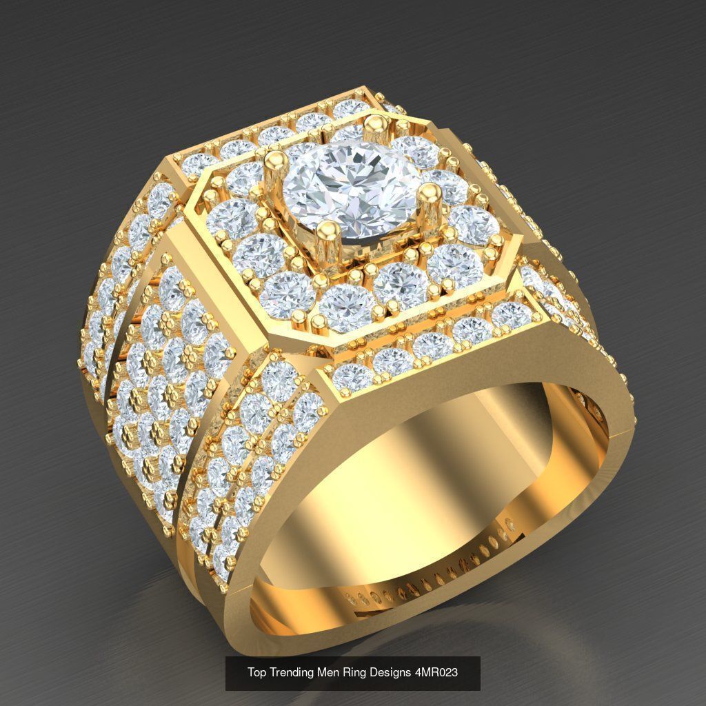 Bulk 50 Men Rings For Sale With Big Discount 4MRXXX 3D Model Collection_31