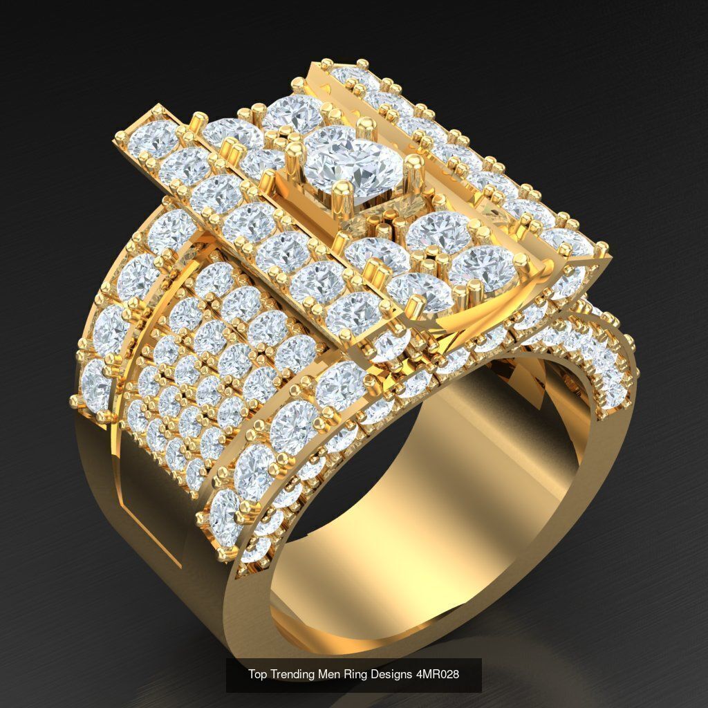 Bulk 50 Men Rings For Sale With Big Discount 4MRXXX 3D Model Collection_26