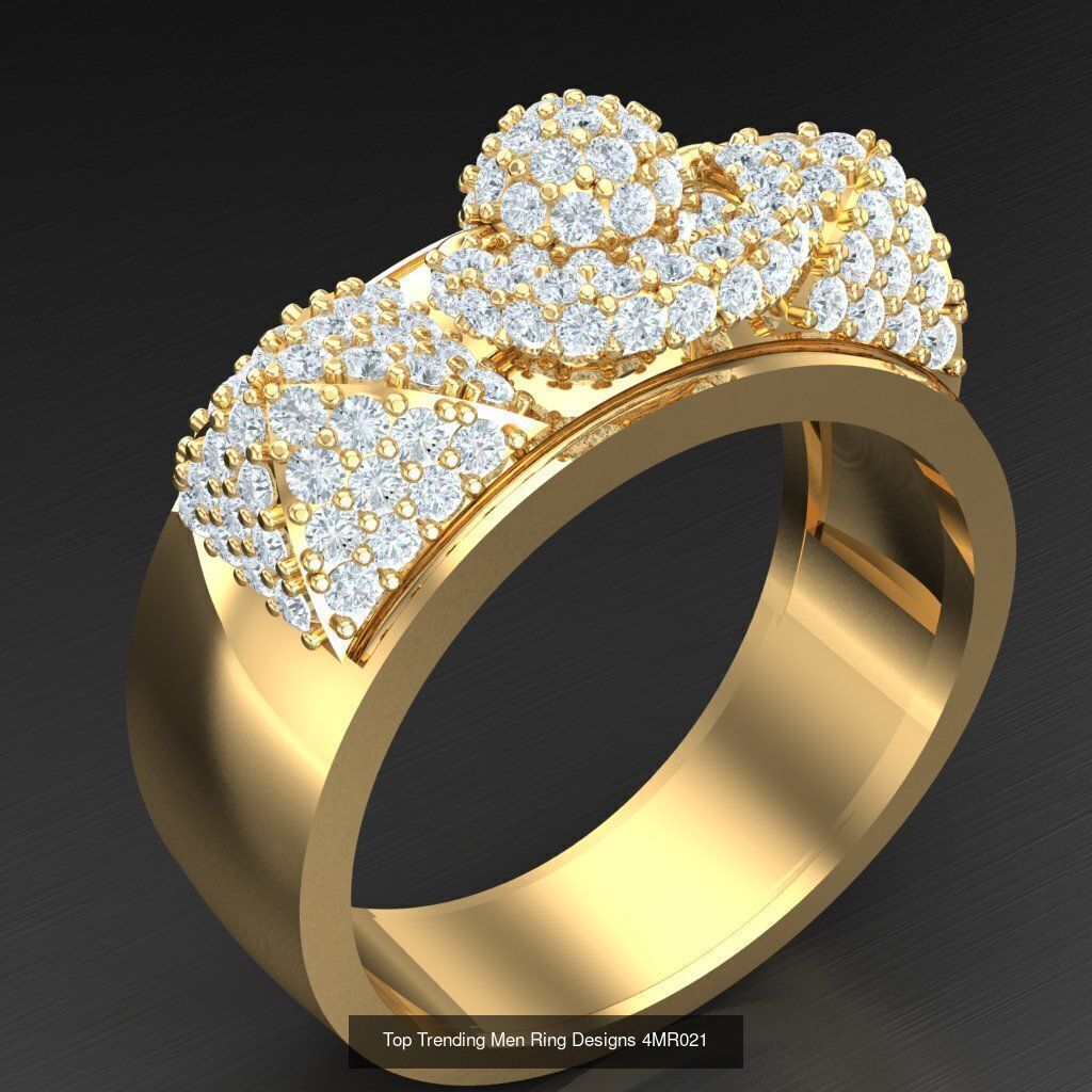 Bulk 50 Men Rings For Sale With Big Discount 4MRXXX 3D Model Collection_33