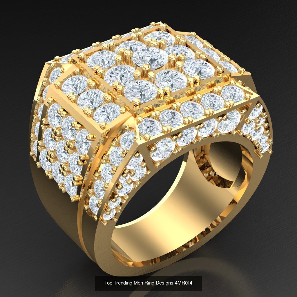 Bulk 50 Men Rings For Sale With Big Discount 4MRXXX 3D Model Collection_40
