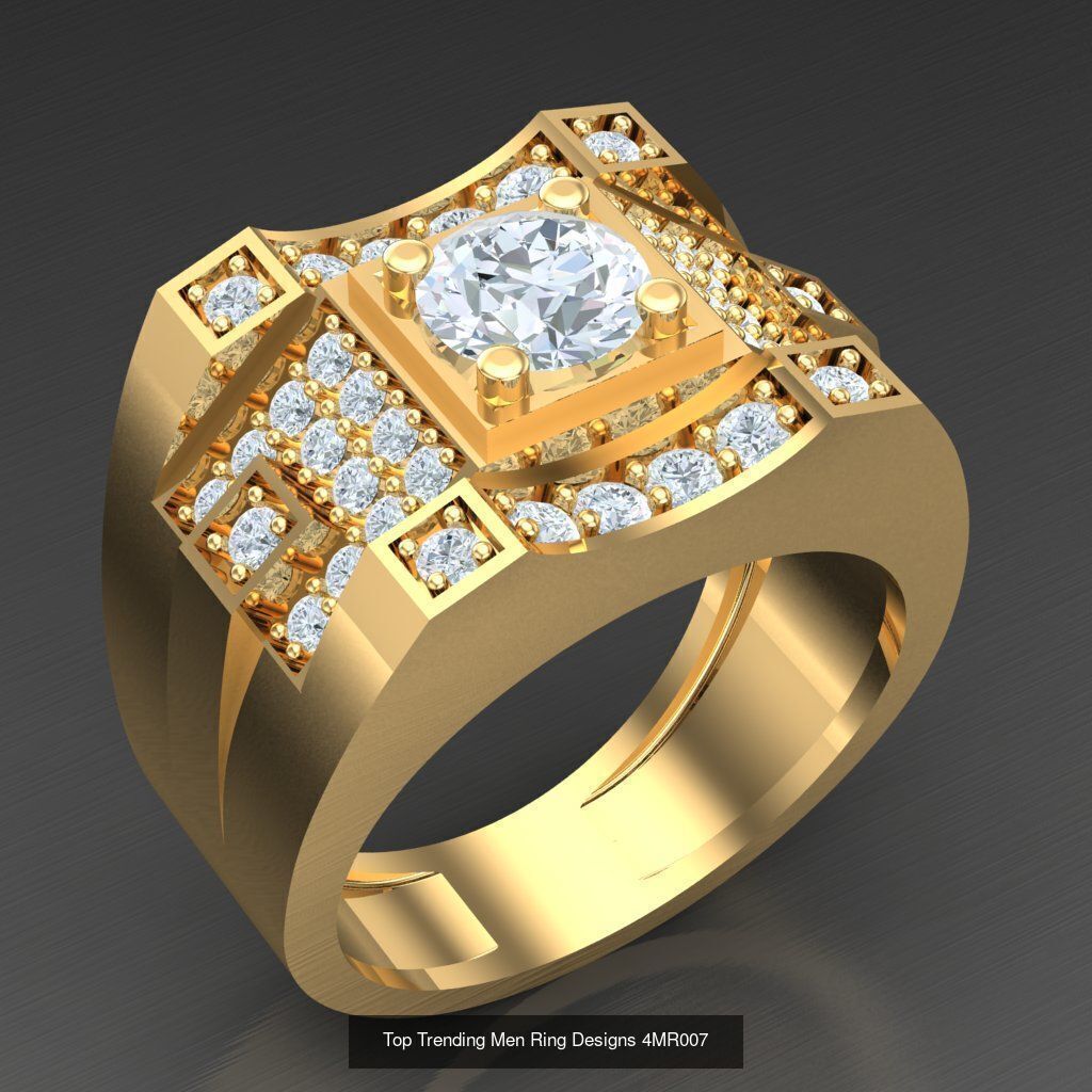 Bulk 50 Men Rings For Sale With Big Discount 4MRXXX 3D Model Collection_47