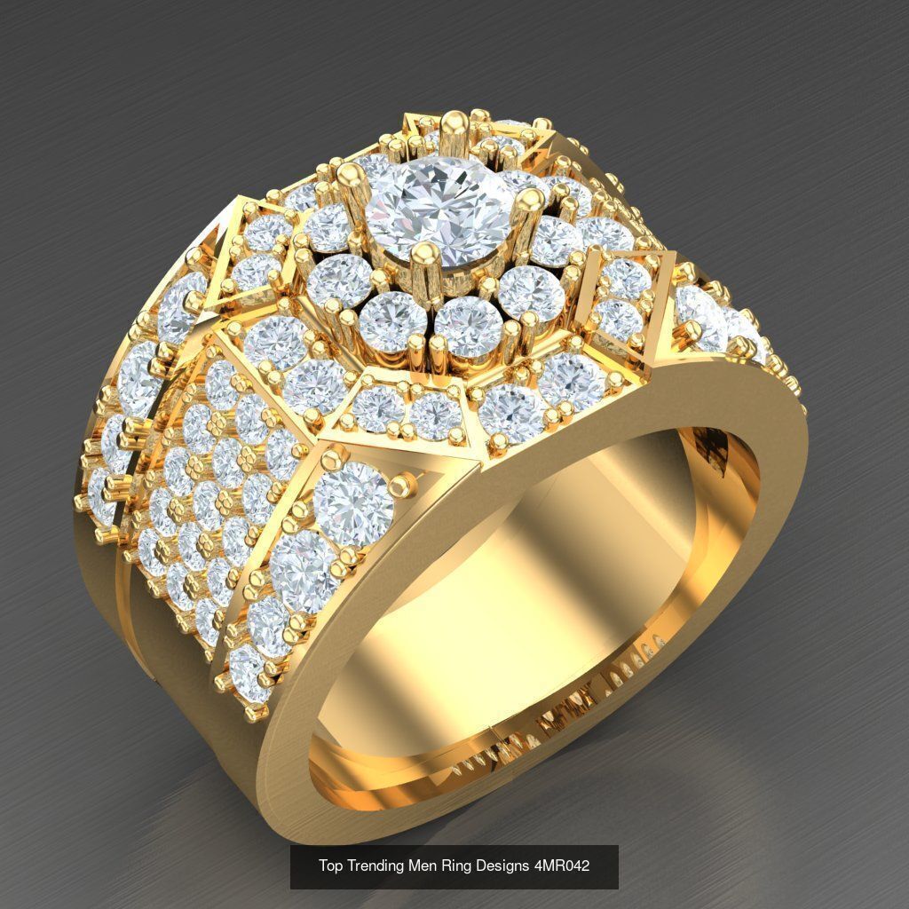 Bulk 50 Men Rings For Sale With Big Discount 4MRXXX 3D Model Collection_12