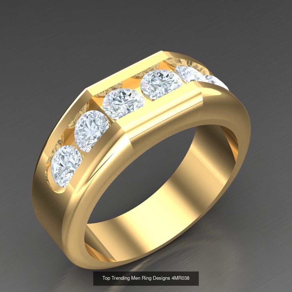 Bulk 50 Men Rings For Sale With Big Discount 4MRXXX 3D Model Collection_16