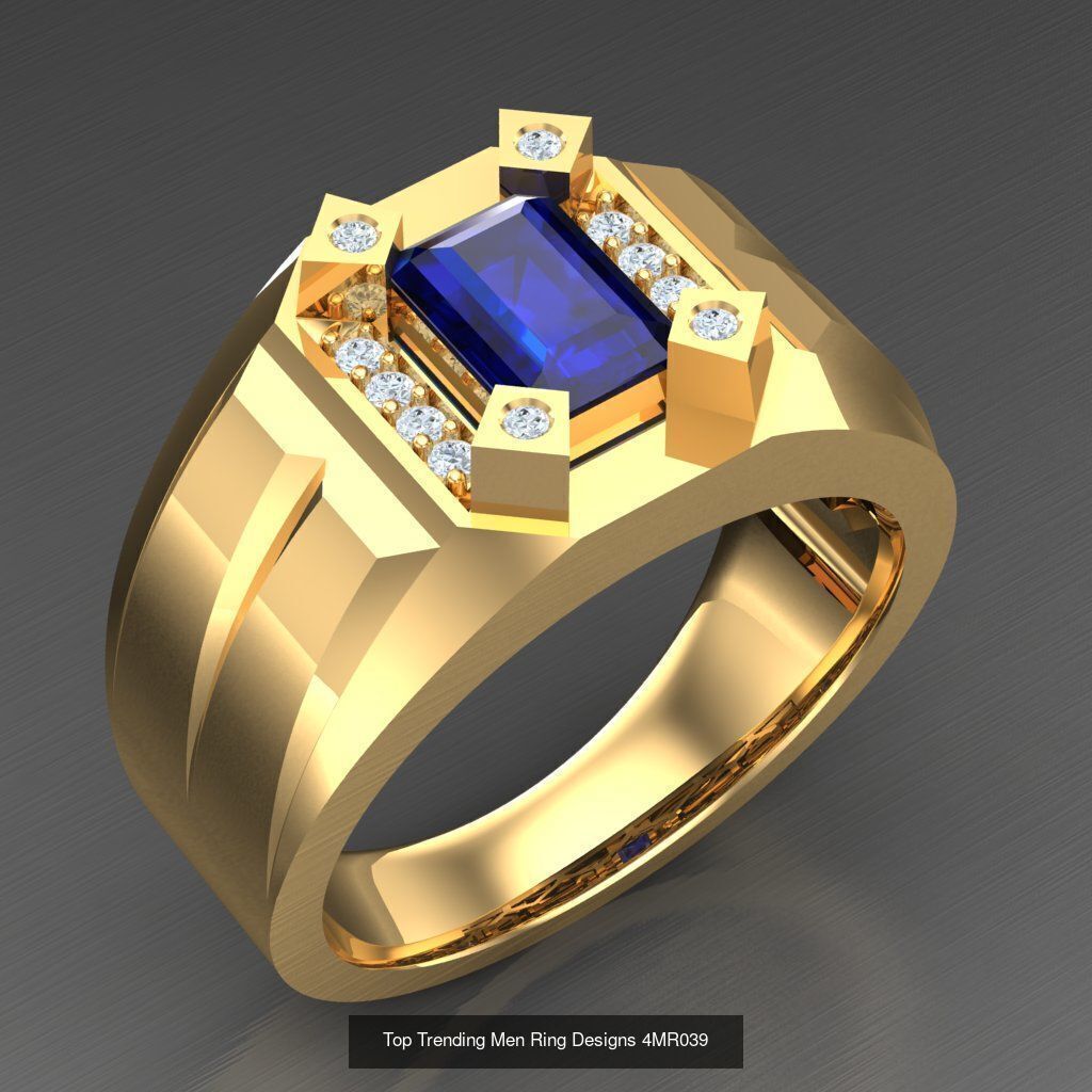 Bulk 50 Men Rings For Sale With Big Discount 4MRXXX 3D Model Collection_15