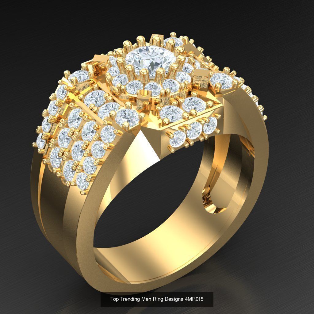 Bulk 50 Men Rings For Sale With Big Discount 4MRXXX 3D Model Collection_39