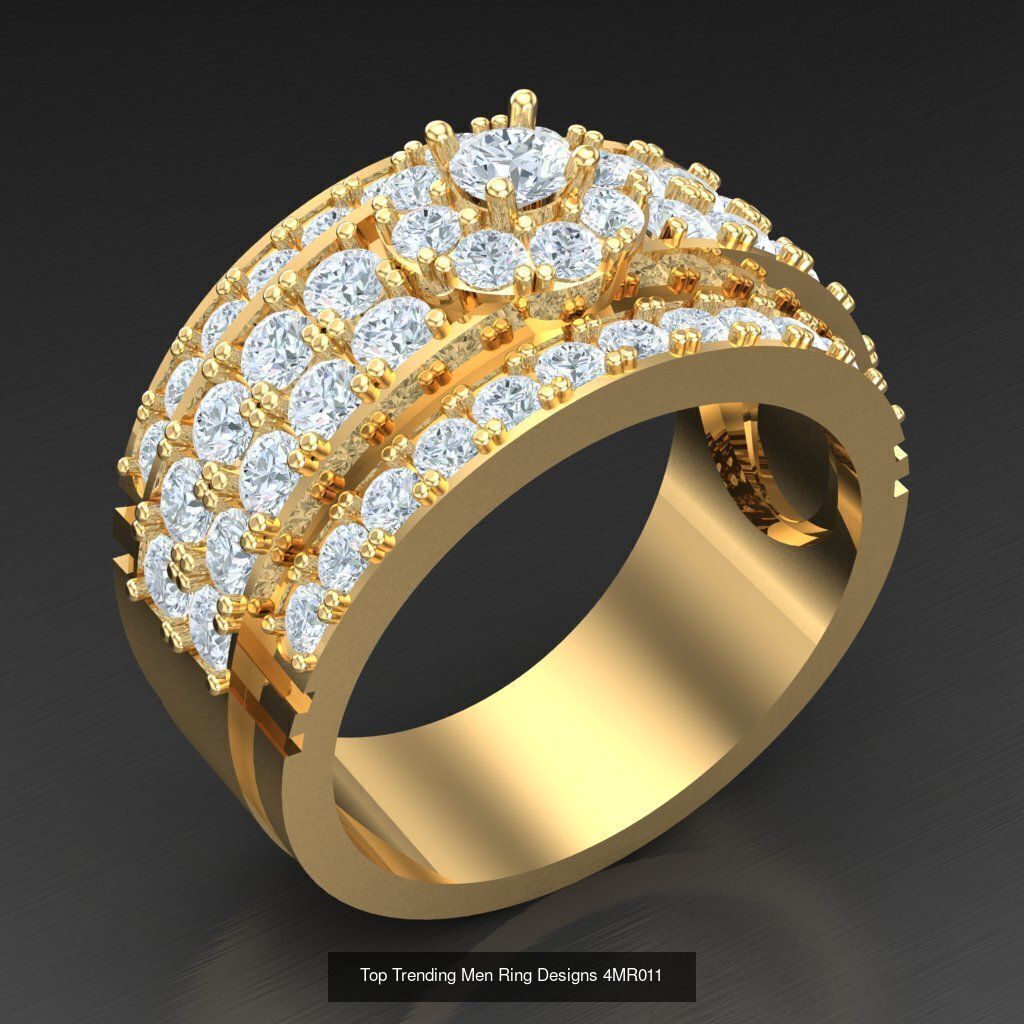 Bulk 50 Men Rings For Sale With Big Discount 4MRXXX 3D Model Collection_43