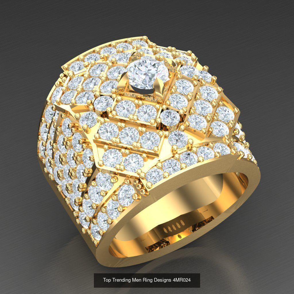 Bulk 50 Men Rings For Sale With Big Discount 4MRXXX 3D Model Collection_30