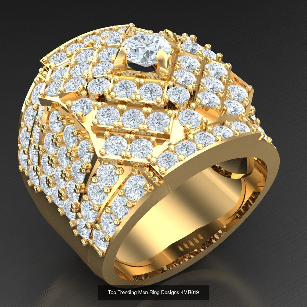 Bulk 50 Men Rings For Sale With Big Discount 4MRXXX 3D Model Collection_35