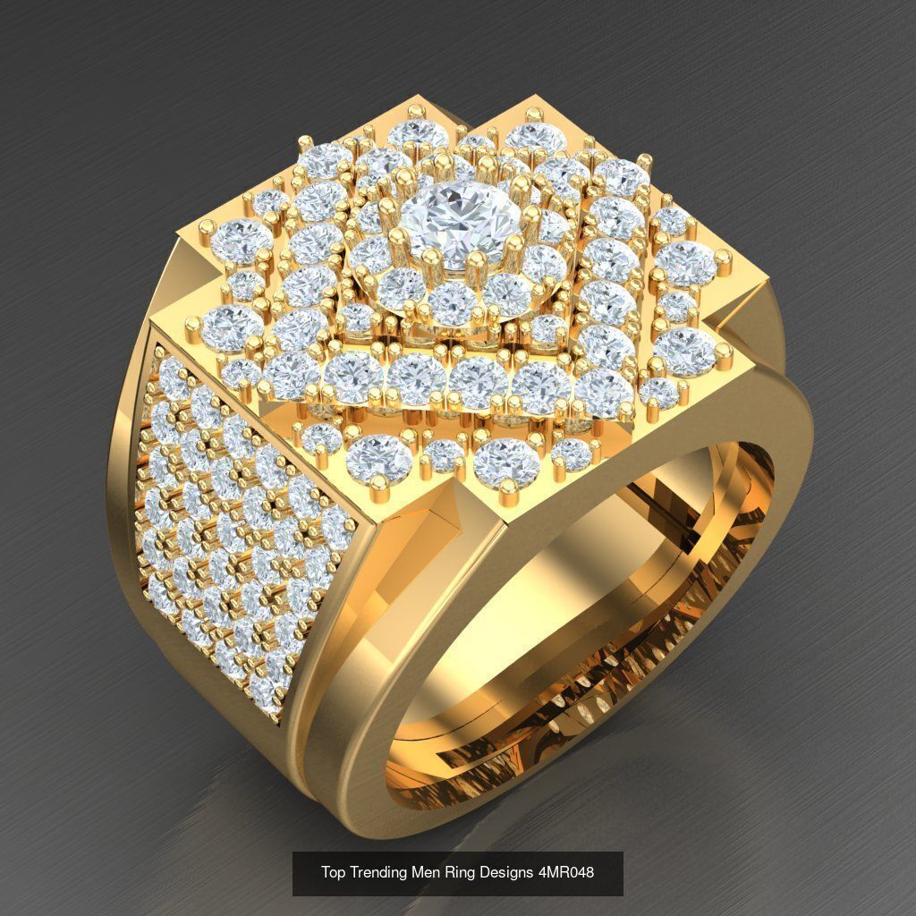 Bulk 50 Men Rings For Sale With Big Discount 4MRXXX 3D Model Collection_6