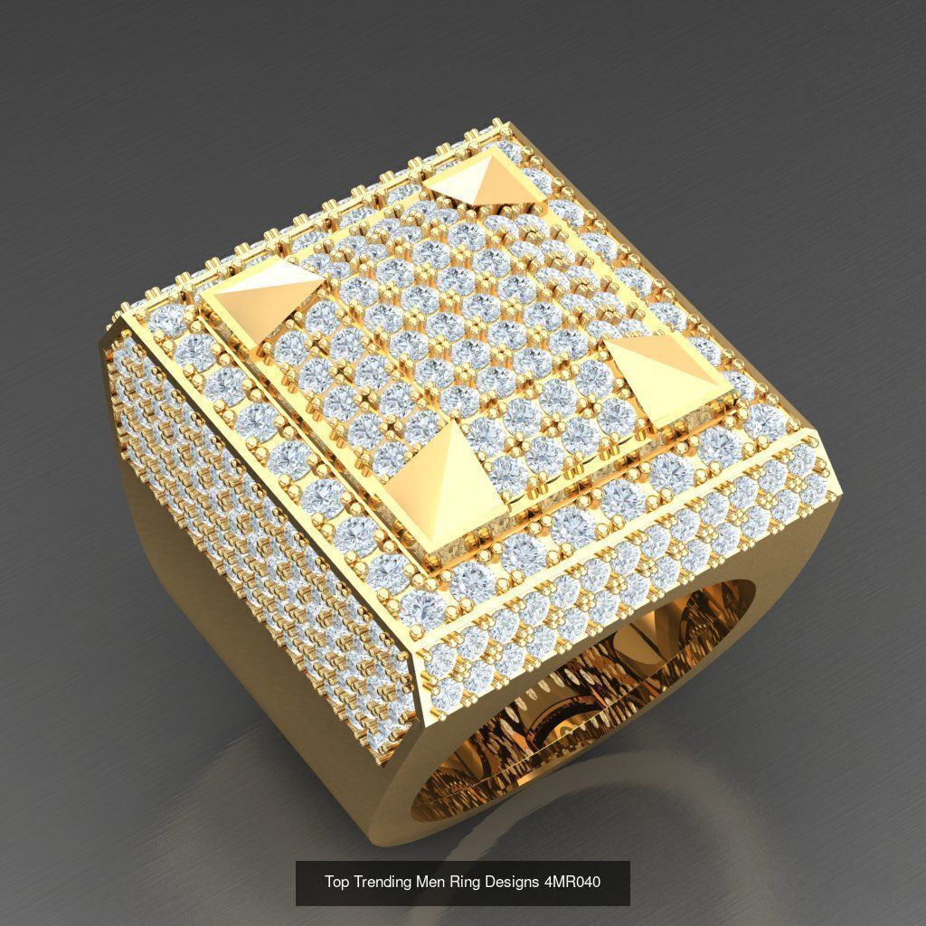 Bulk 50 Men Rings For Sale With Big Discount 4MRXXX 3D Model Collection_14