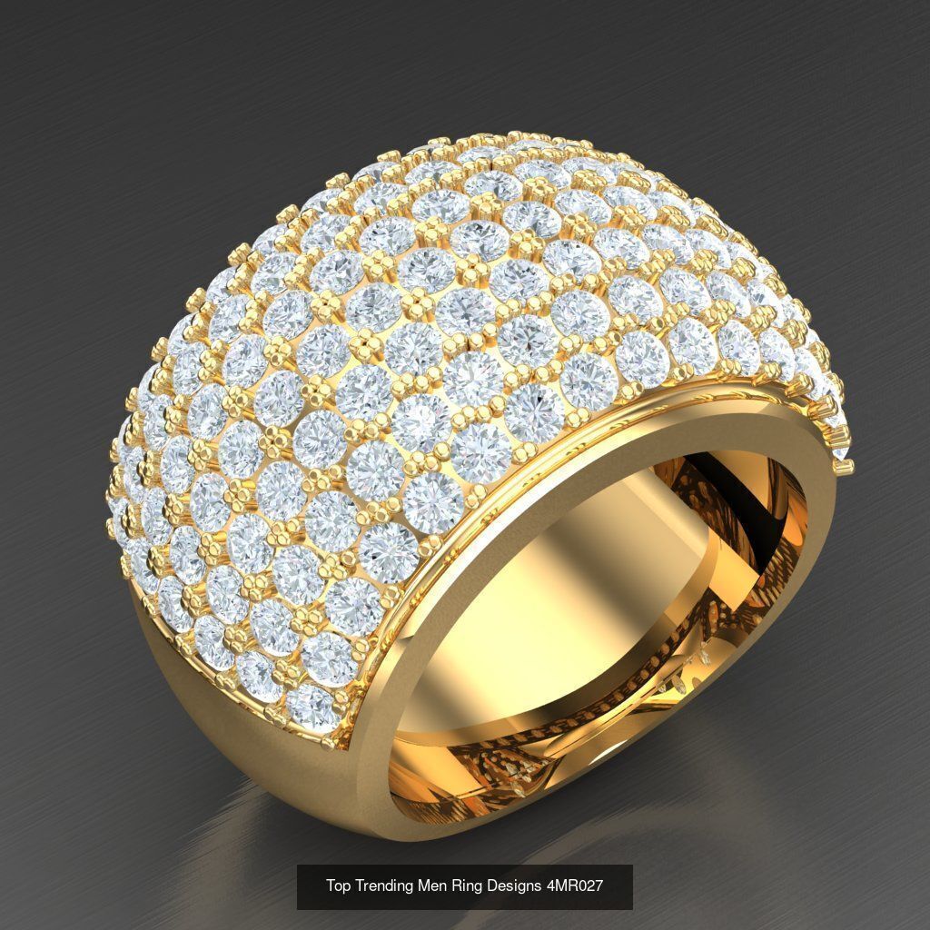 Bulk 50 Men Rings For Sale With Big Discount 4MRXXX 3D Model Collection_27