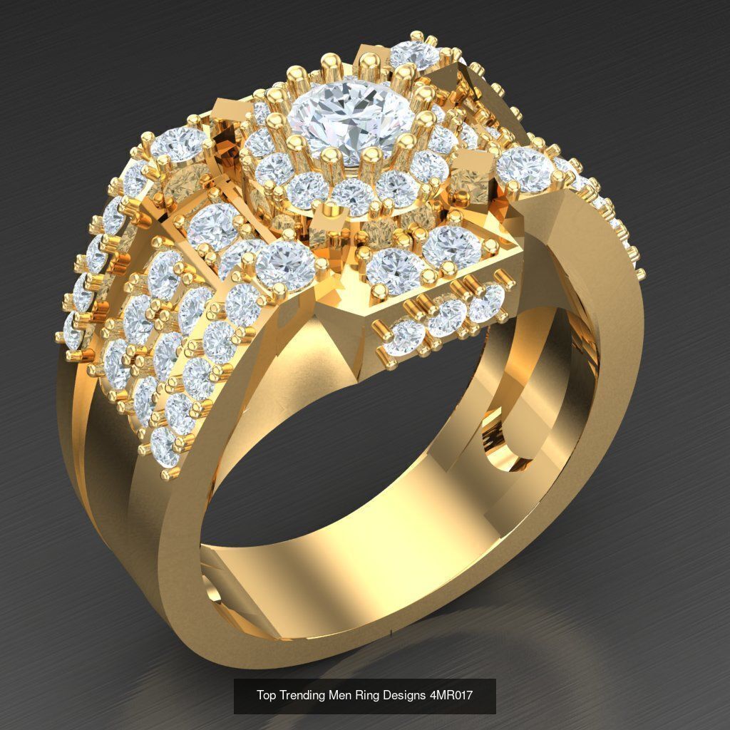 Bulk 50 Men Rings For Sale With Big Discount 4MRXXX 3D Model Collection_37