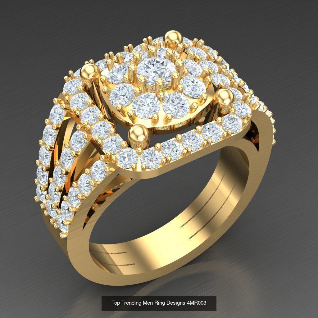 Bulk 50 Men Rings For Sale With Big Discount 4MRXXX 3D Model Collection_51