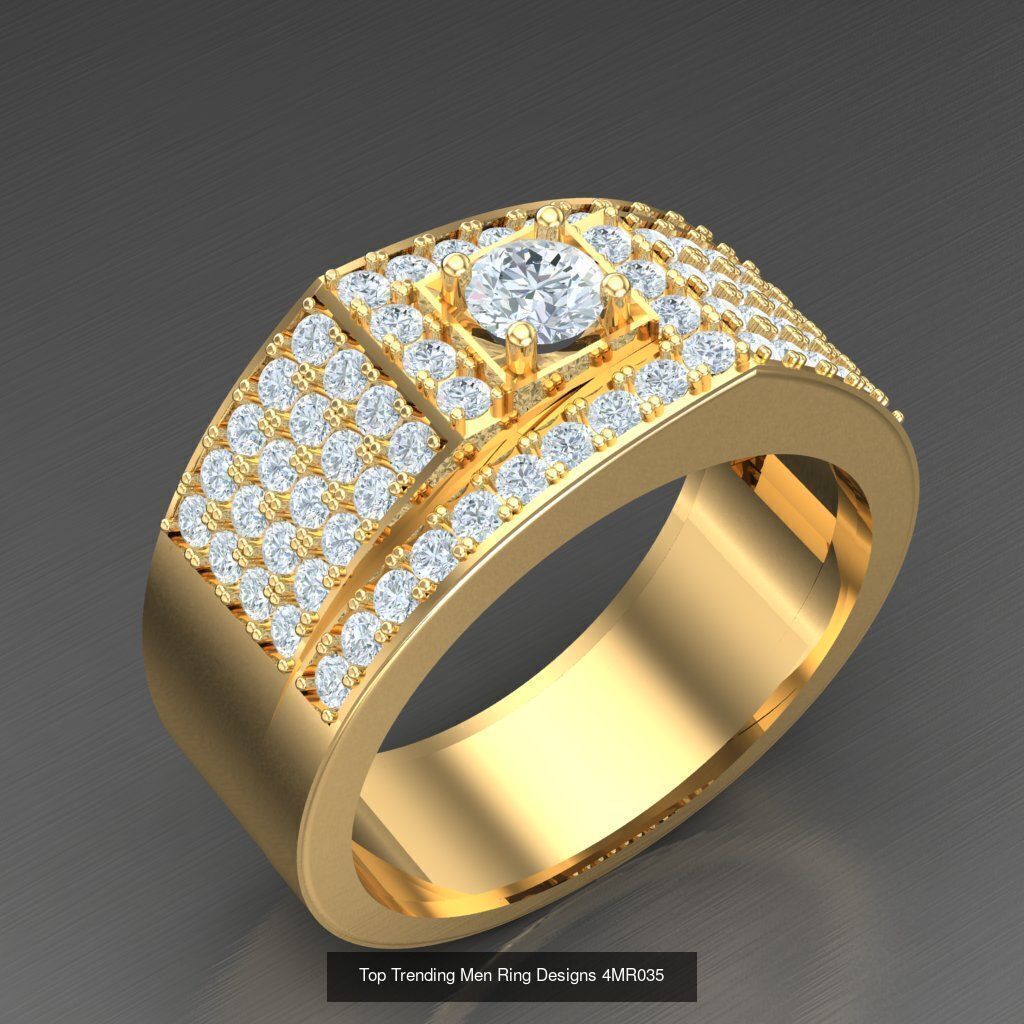 Bulk 50 Men Rings For Sale With Big Discount 4MRXXX 3D Model Collection_19