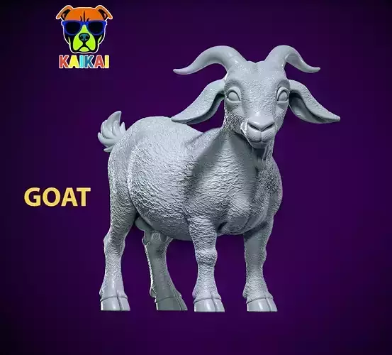 Mountain goat statue - decor -  3D print 3D print model