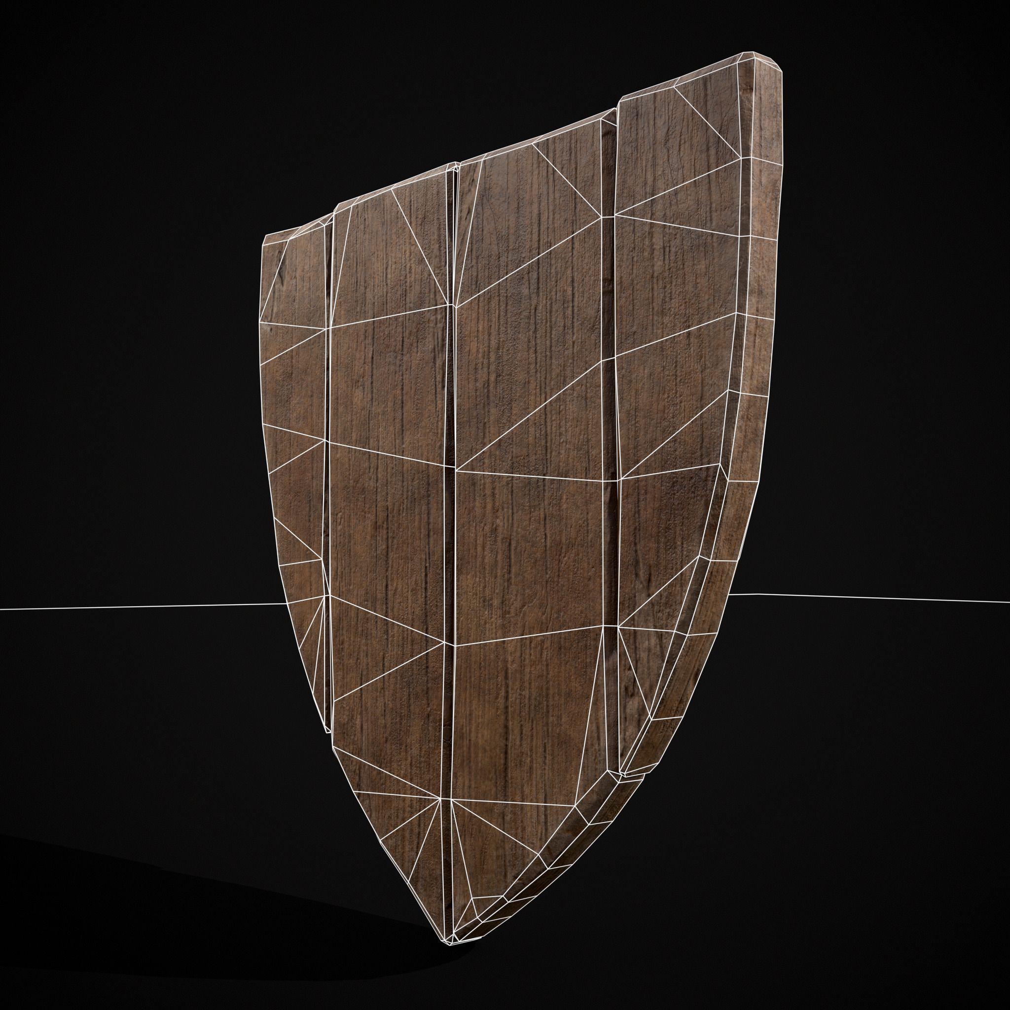 BW Bird Coat of Arms Low-poly 3D model_8