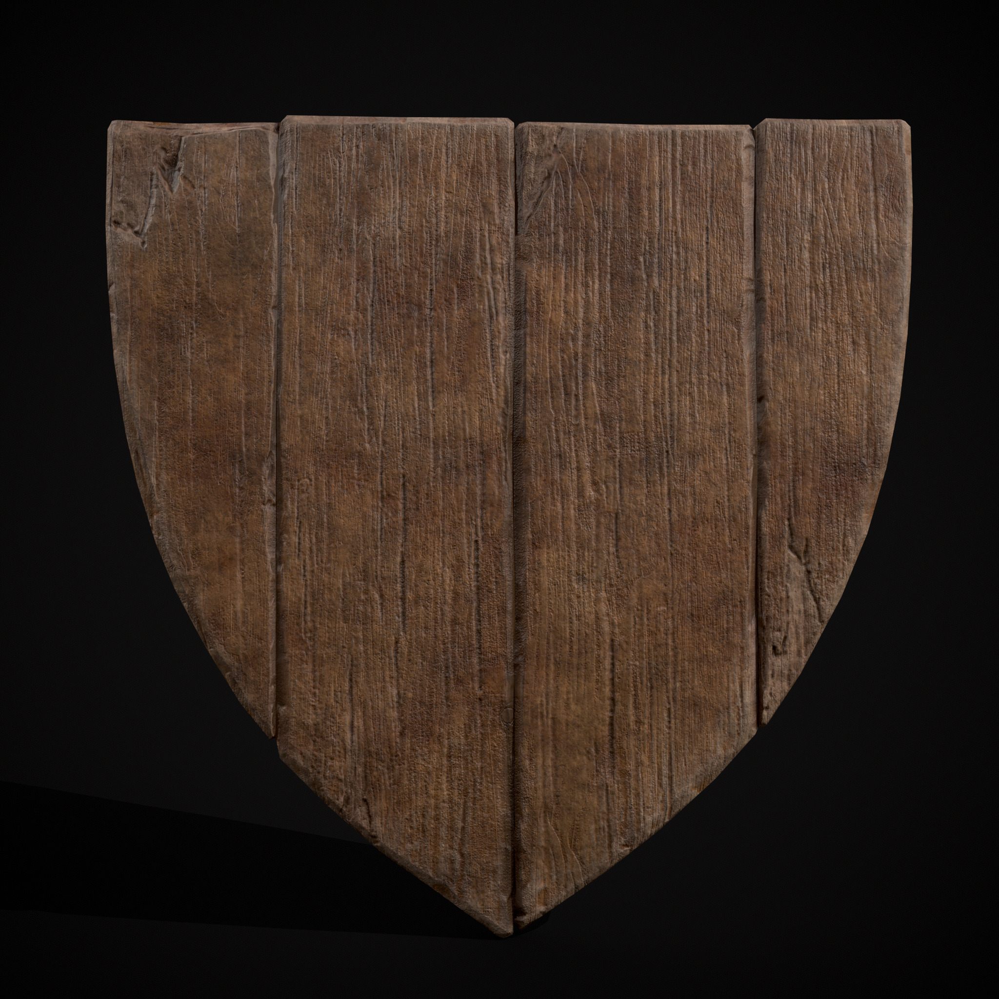 BW Bird Coat of Arms Low-poly 3D model_9