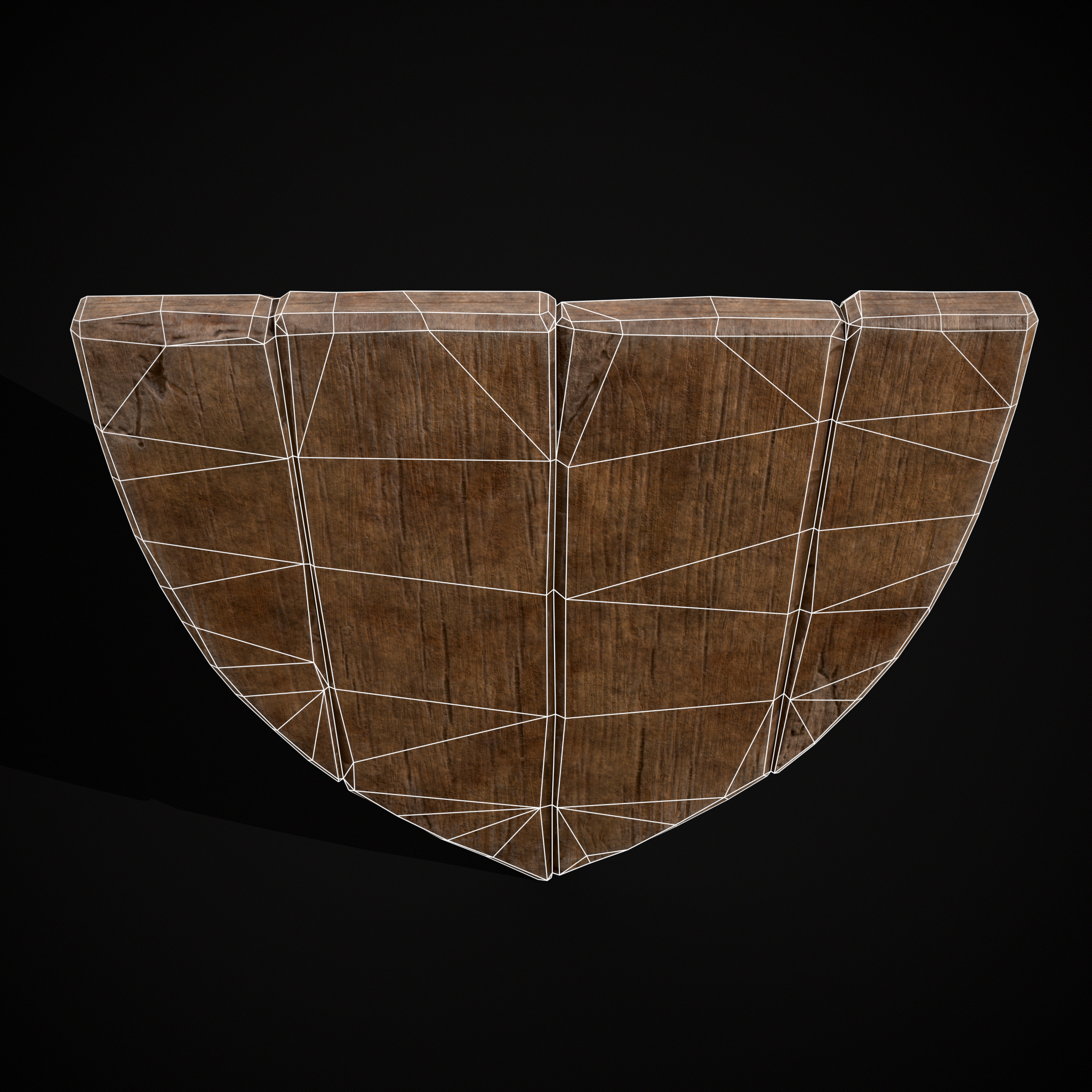 BW Bird Coat of Arms Low-poly 3D model_12