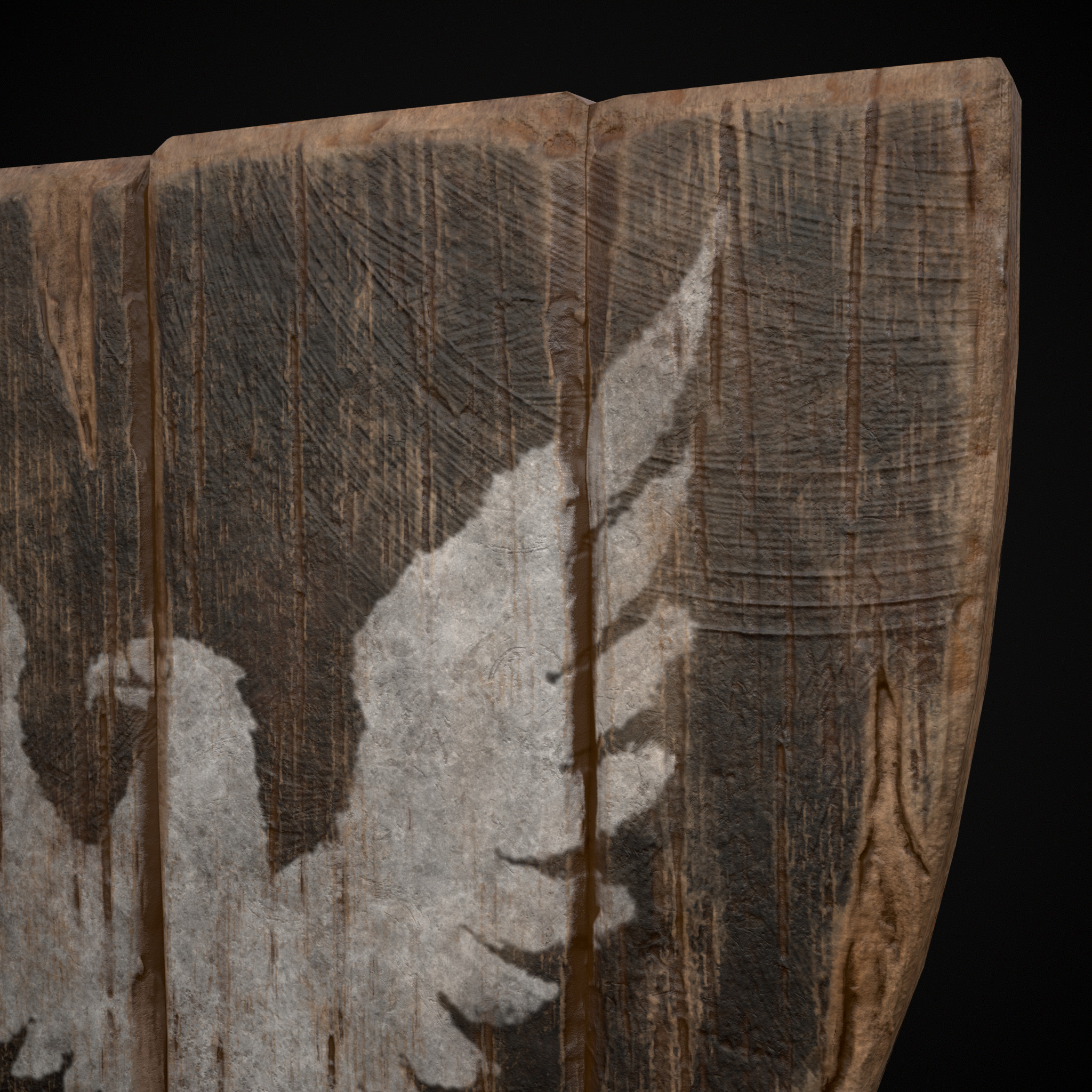 BW Bird Coat of Arms Low-poly 3D model_18