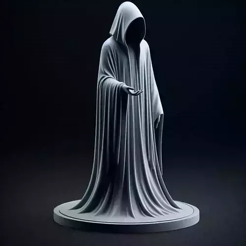 Headless Cloaked Figure  The Summoner 3D print model