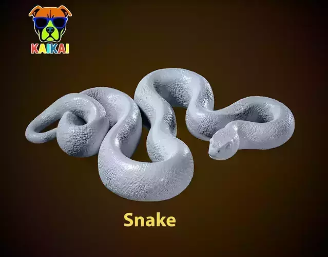 Jungle snake - cobra statue - 3D print 3D print model