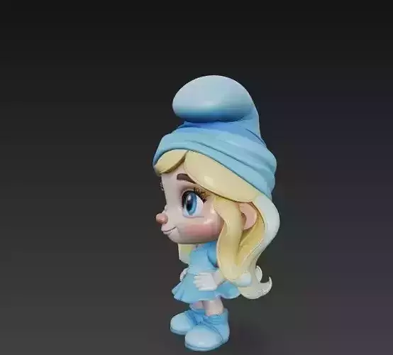 Smurfette 3D print model