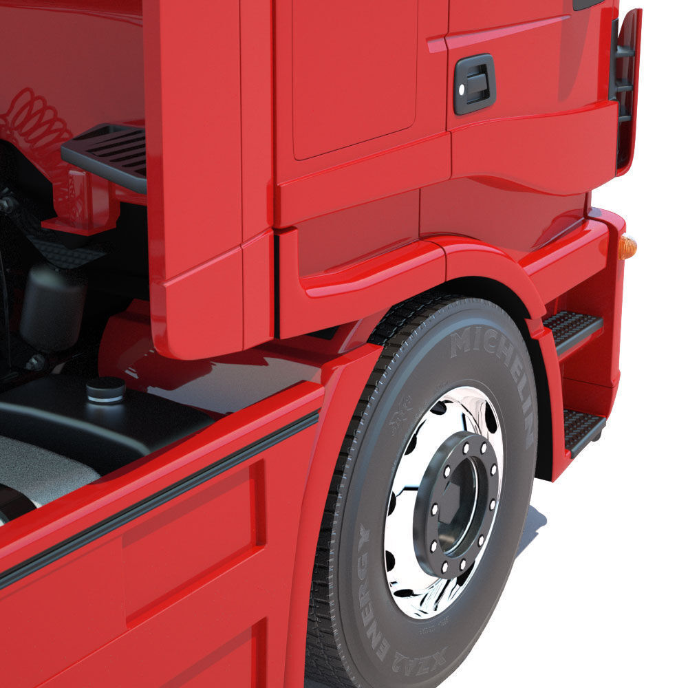 IVECO Hi-Way with Dumper Trailer 3D model_18