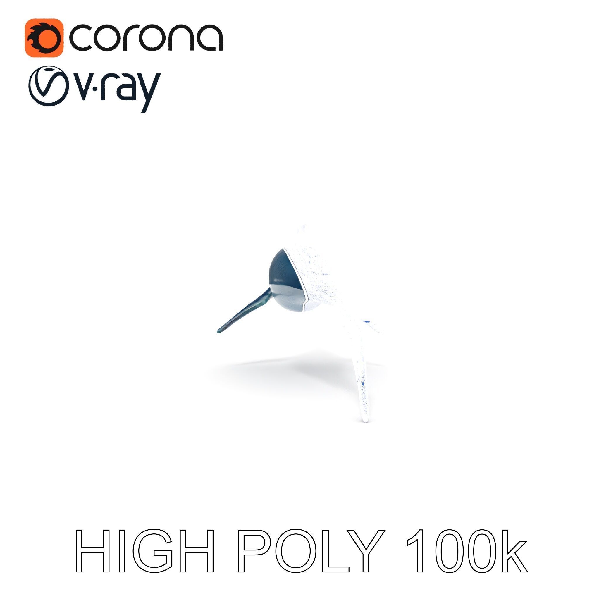 Prehistoric Marine Reptile Model Pack Low-poly 3D model_14