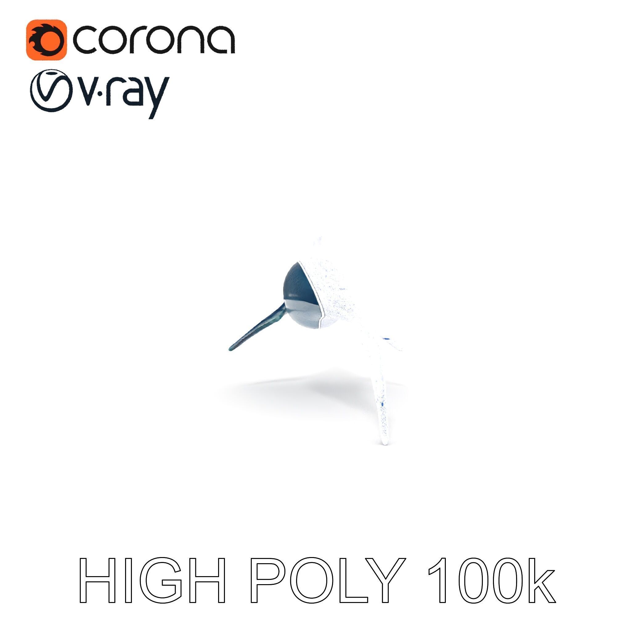 Prehistoric Marine Reptile Model Pack Low-poly 3D model_35