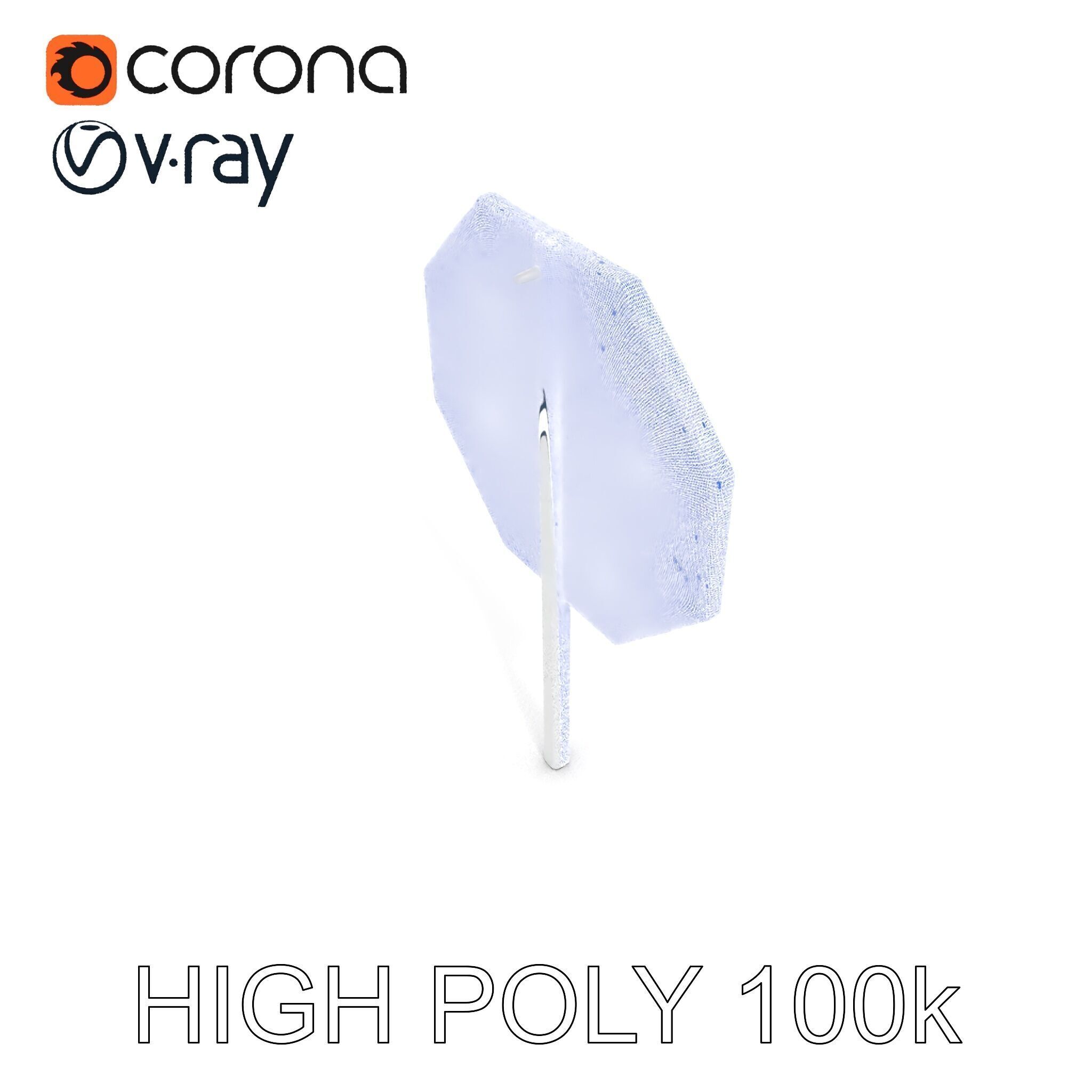 Realistic Stop Sign D Model Pack Low-poly 3D model_11