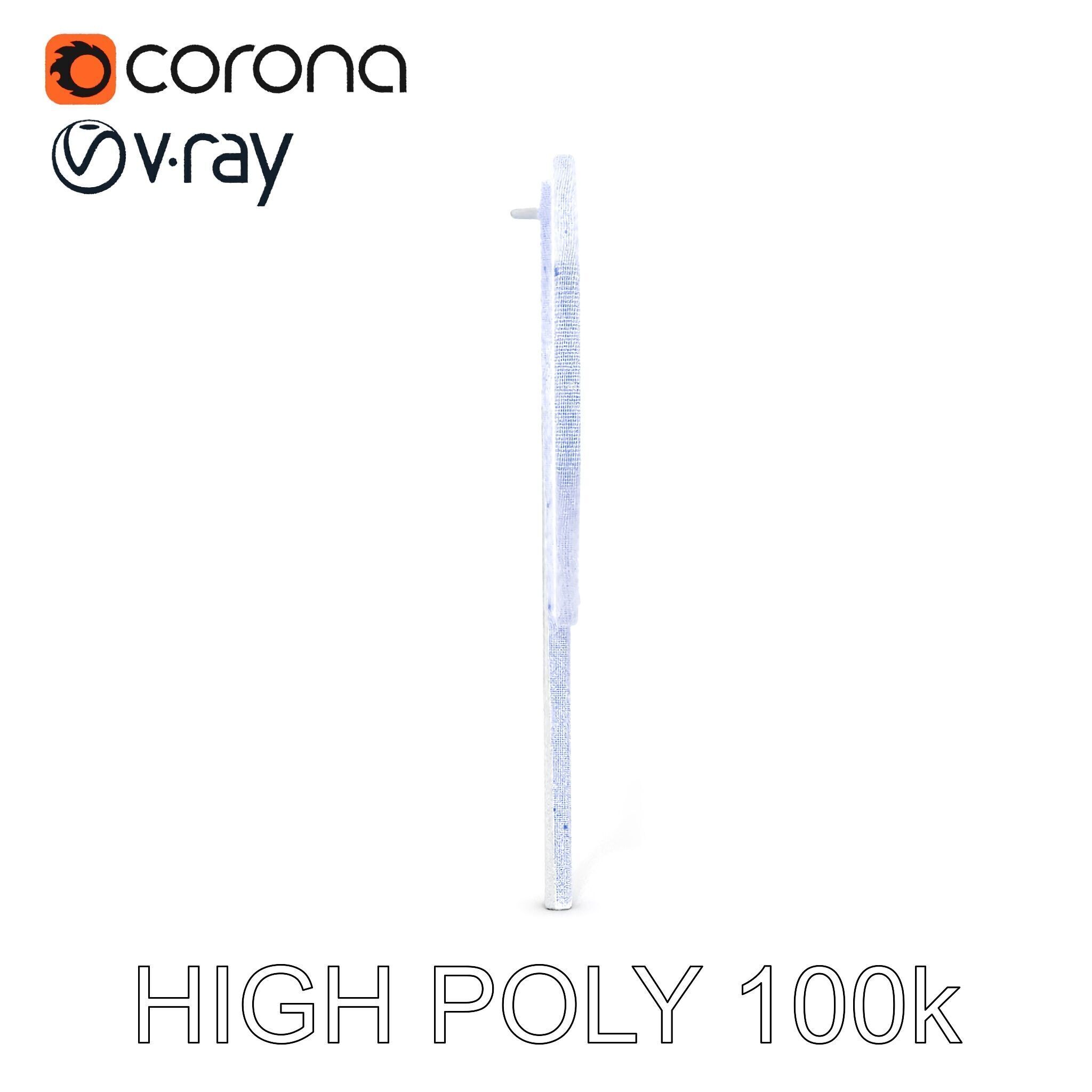 Realistic Stop Sign D Model Pack Low-poly 3D model_28